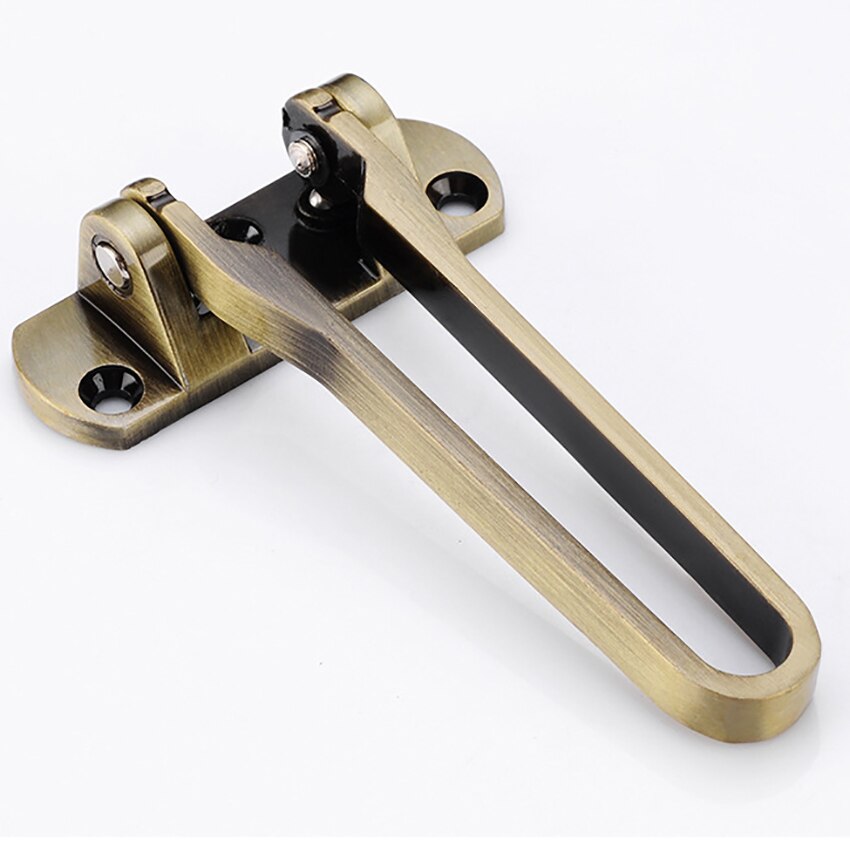 Swing Bar Deurslot Home Security Deurslot, Voordeur Sloten Voor Kinderen, thuis Versterking Lock Voor Swing-In Deuren, Zinklegering
