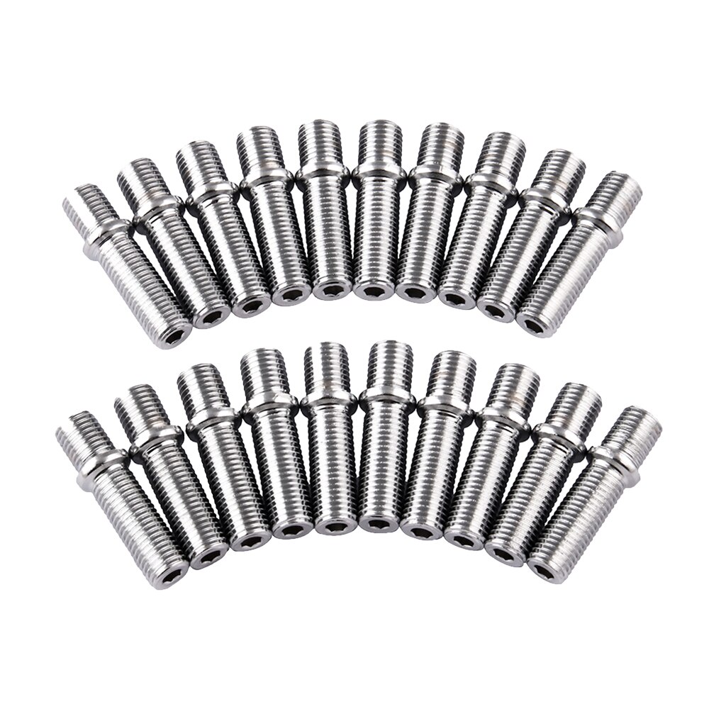 20x m12*1.5 to m12*1.5 50mm lange hjulbolte til tyske biler