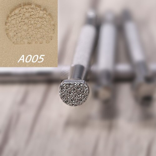 DIY Alloy Leather Printing Tool Working Saddle Making Tools Craft Stamps Set Carving for Leathers: A005