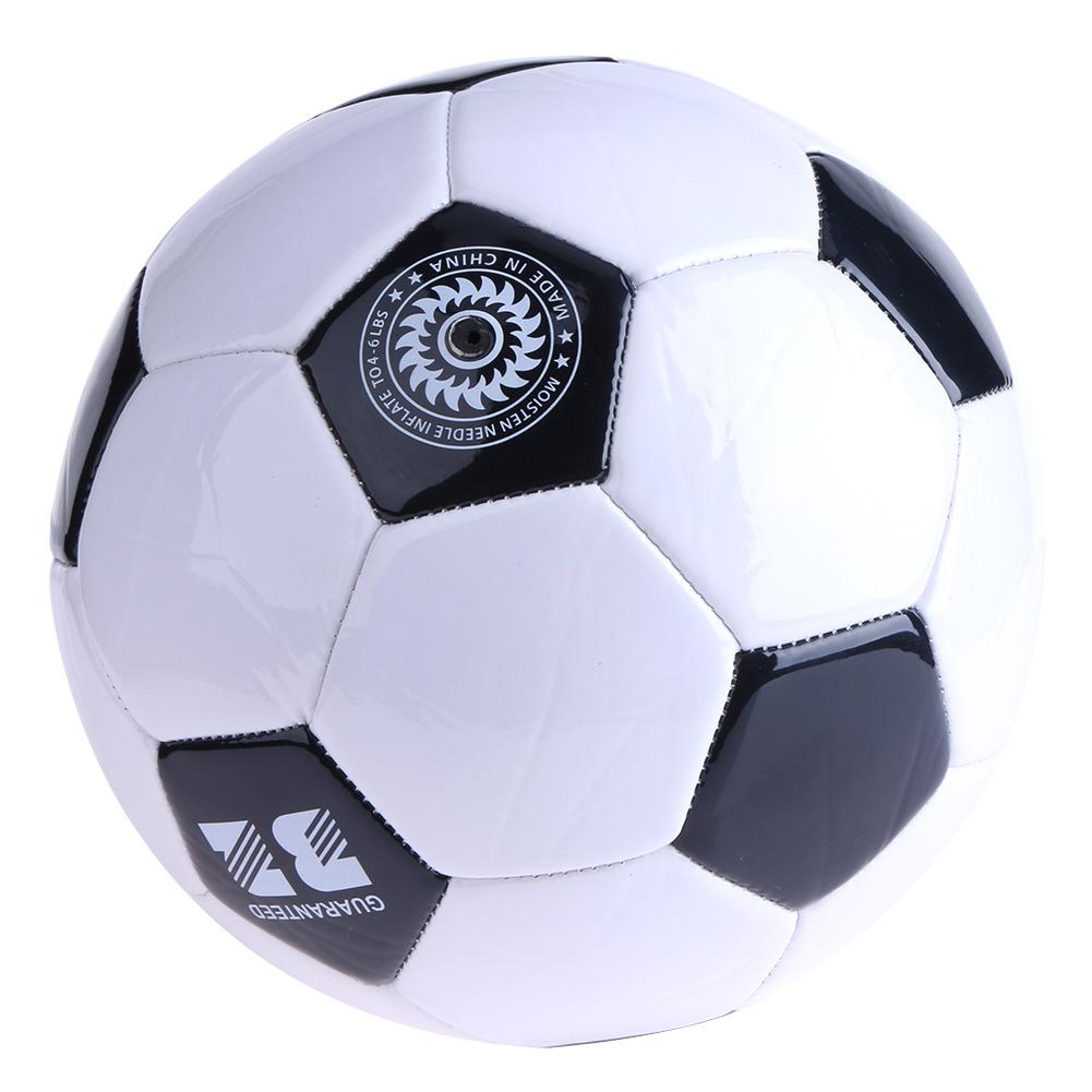 neueste Spiel FußBall Ball Weiche PU Leder Schwarz Weiß Standard Größe FußBall Ball Ausbildung FußBall Sport Zubehör