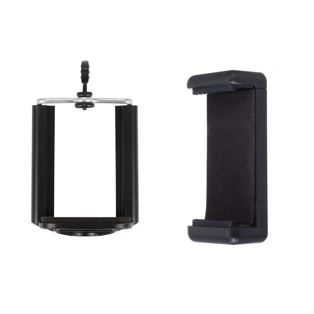 Selfie pinne til gopro telefonstativ universell mobiltelefon klipsholder stativmonteringsadapter bluetooth smarttelefonkamera tilbehør: 2 stk klips
