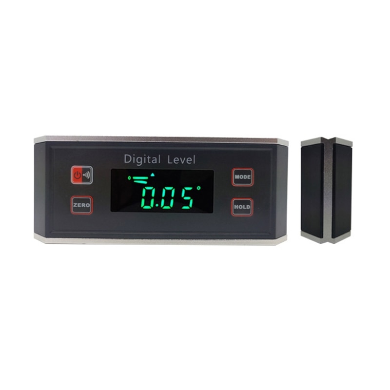 Mini digital display niveau multifunktionel aluminiumslegering høj nøjagtighed magnetisk digital display mini inklinometer vinkelmåler
