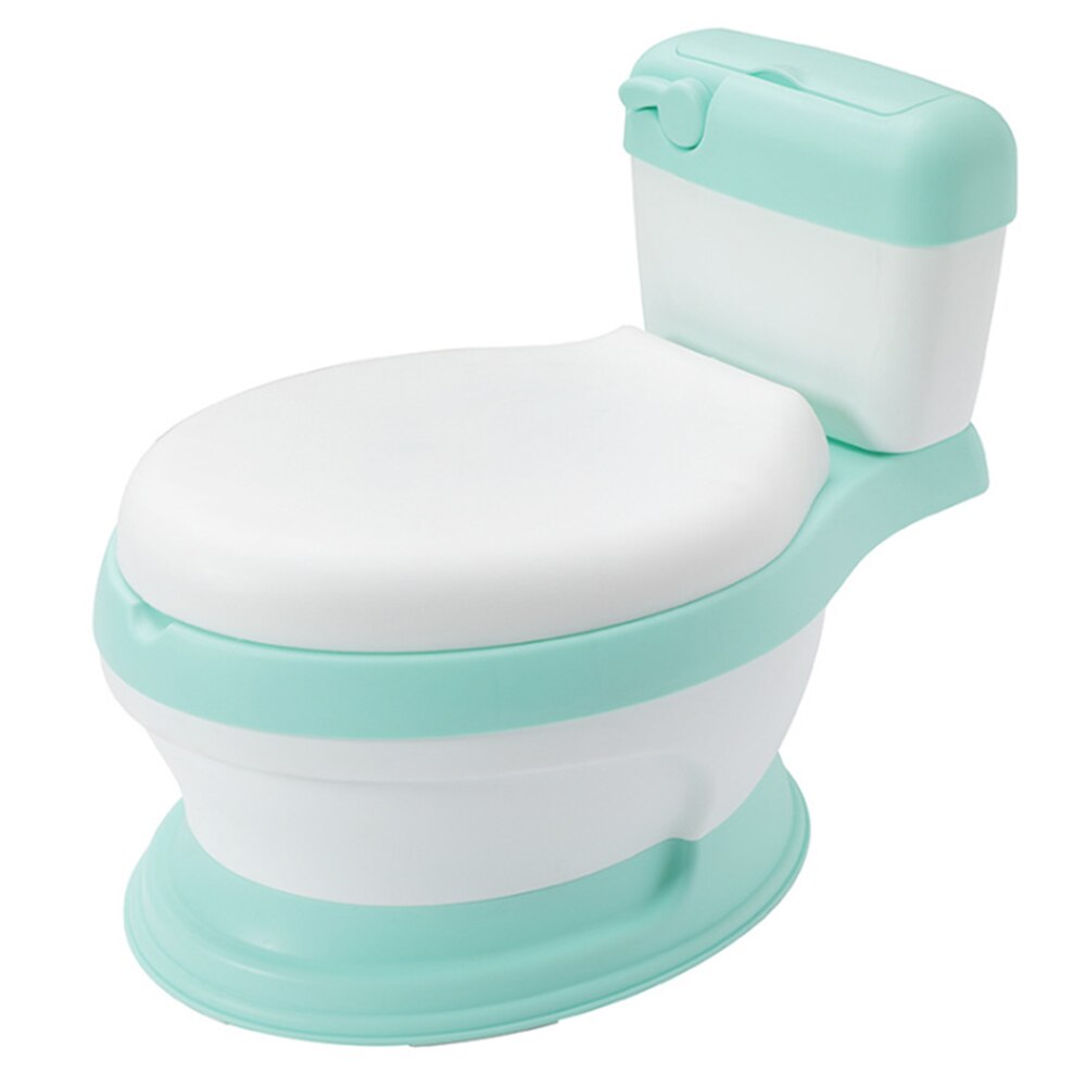 Draagbare babypot baby toilet autopotje kinderpot training meisjes jongen simulatie toilet kinderstoel toiletbril kinderpot m: Groente