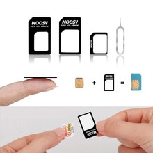 4 In 1 Sim Card Adapter Kits Met Card Pin Standaard Micro Sim Kaart Lade Voor Nano Sim-kaart Converter close Perfect Fit Sim Slot