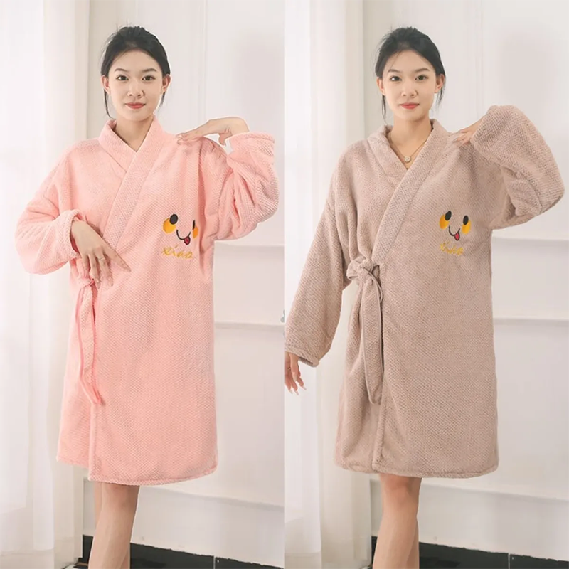Toallas de baño grandes para mujer, toallas de baño de terciopelo Coral para el cuerpo, albornoces de Spa de playa de secado rápido, faldas de baño