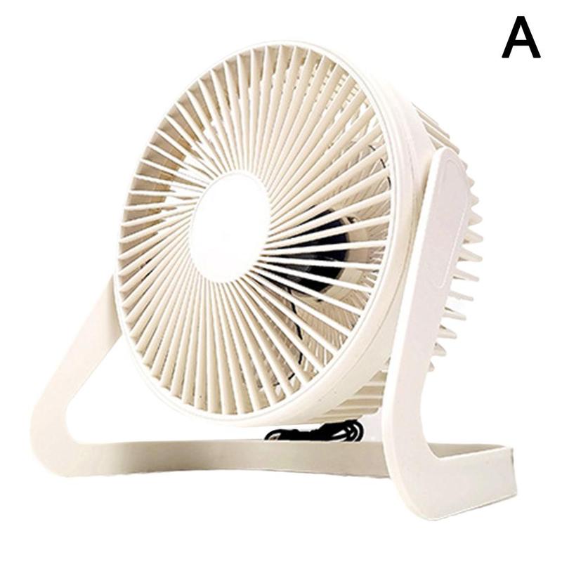 Summer Portable Mini Fan Cooling USB Desktop Fan Mini Air Cooler Rotation Adjustable Angle For Office Household Table Fan: white