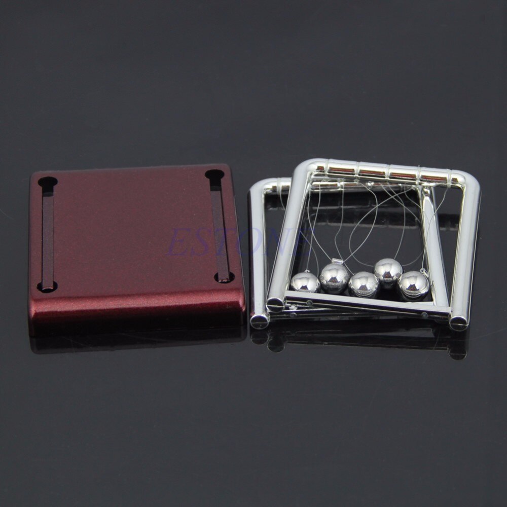 Steel Newton's Cradle Balance Ball Physics Science Pendulum Desk Fun Toy