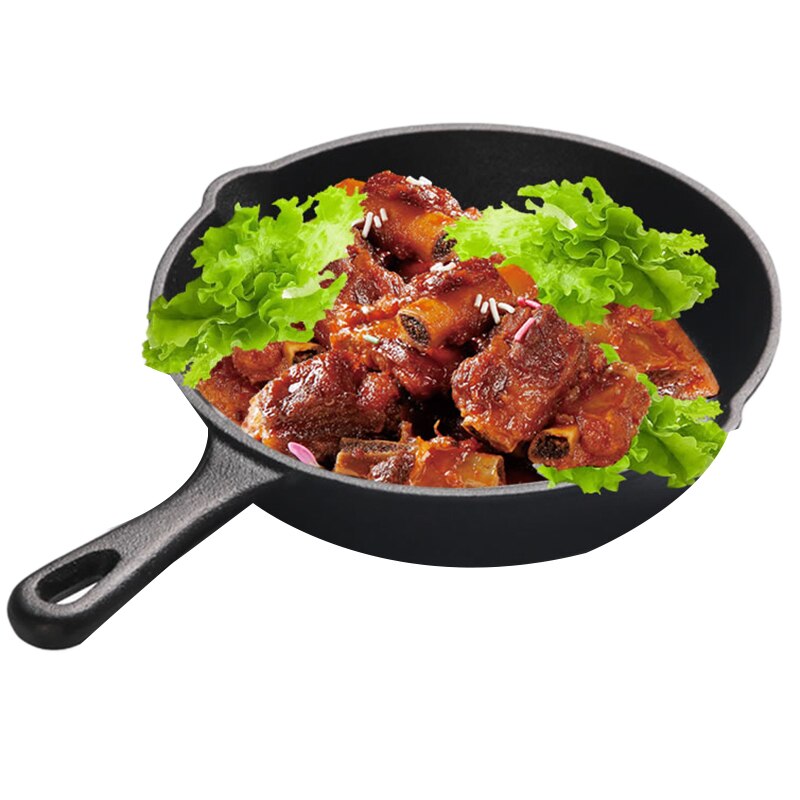 Gietijzeren koekenpan met antiaanbaklaag, koekenpan voor gas-inductiekookplaat, eierpannenkoekenpan, keukengereedschap, kookgerei -14cm