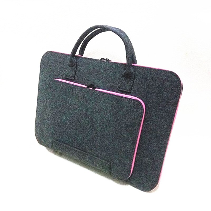 Men's and Women's Felt Laptop Bag Apple Notebook Bag Business Briefcase