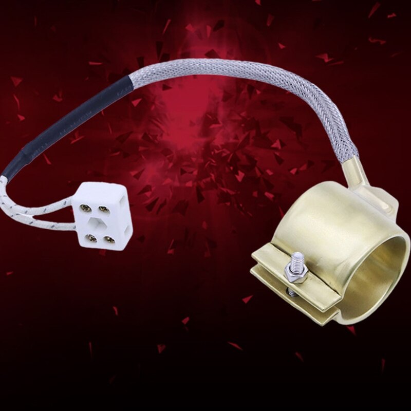 Riscaldatore a fascia in ottone con barilotto di rame elettrico 42x50mm 220v 280w per estrusore