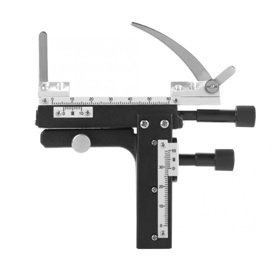 Microscope Attachable Mechanical Stage X-Y Moveable Stage Caliper With Scale Tools