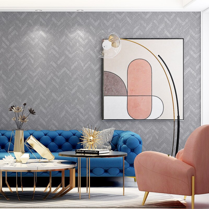 50cm x1m Nordic Luxury Wall Paper Geometric Diamond Bedroom Study Wallpaper TV Background Non-woven Wallpaper for Living Room