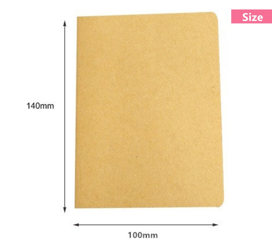 Diy vintage blank papir notesbog skitsebog journal kraftpapir til børn graffiti maling tegne kontor skole papirvarer