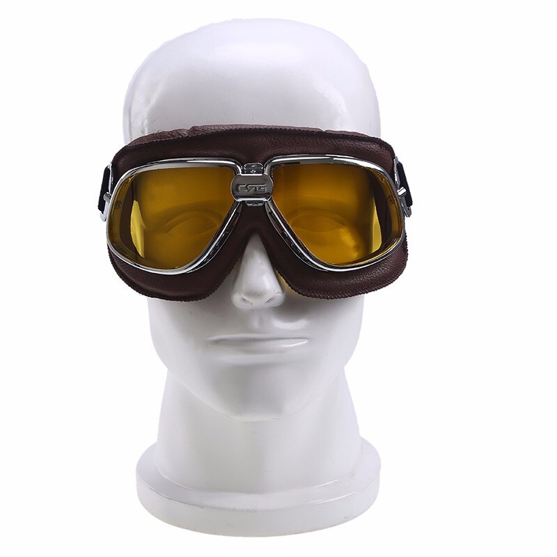 Possbay Motorbril Biker Volwassen Bril Sunglass Atv Cruiser Eyewear Cafe Racer Sneeuw Schaatsen Goggles