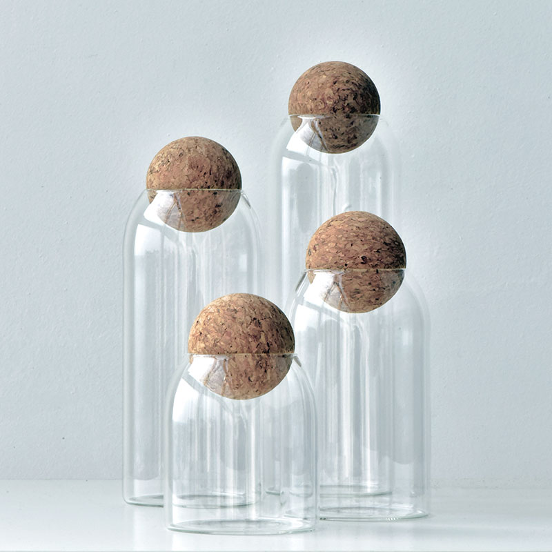 Multifunktion forseglet dåse køkken glas opbevaringstank forseglede dåser mad korn opbevaring beholder krukke te beholder værktøj