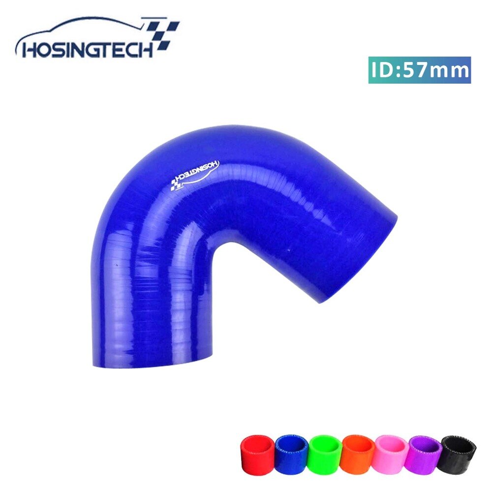 HOSINGTECH 57mm (2.25 ") blauw 135 graden elleboog siliconen turbo slang