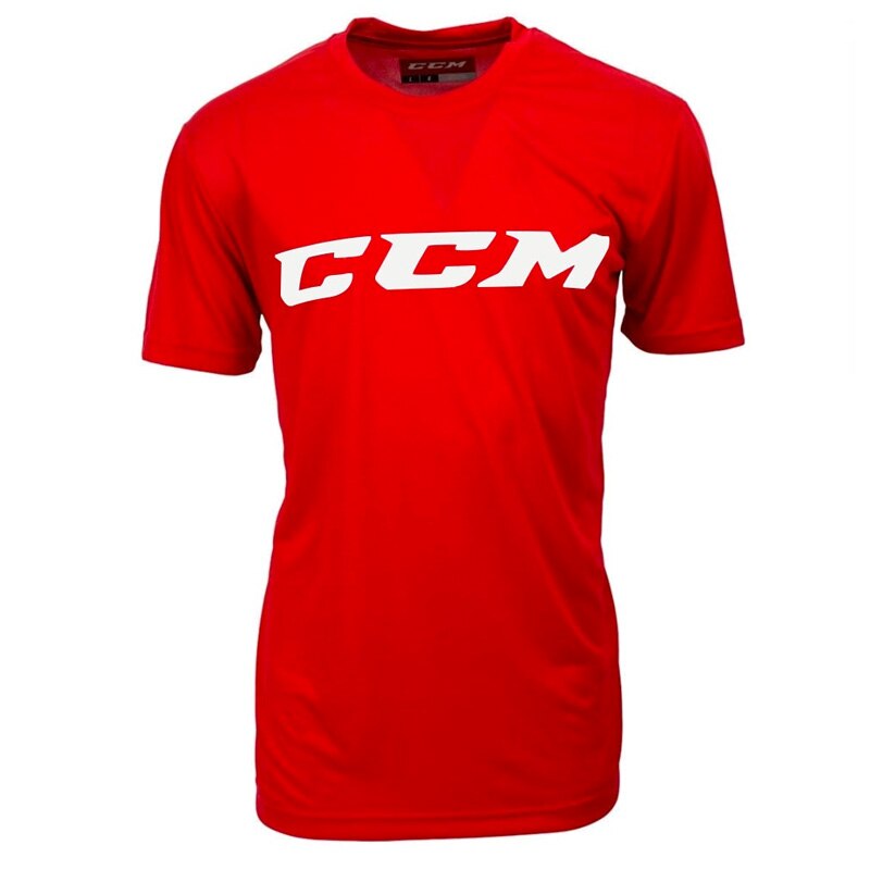 CCM 2020 autentici uomini delle nuove T-Shirt T-Shirt da donna vestiti delle donne di sport manica corta stampato top pacchetto della posta: RED SR S