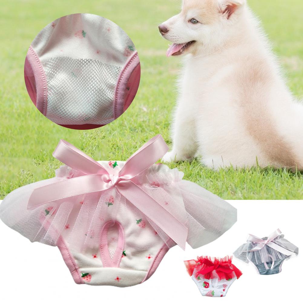 Calzoncillos para mascotas, ropa interior usable para cachorros, pañal Unisex para perros
