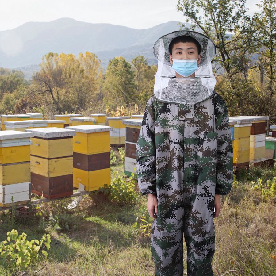 Apicultores profesionales de cuerpo completo ropa de apicultor de abeja trajes apicultor velo protector traje accesorio abeja suministros de alimentación