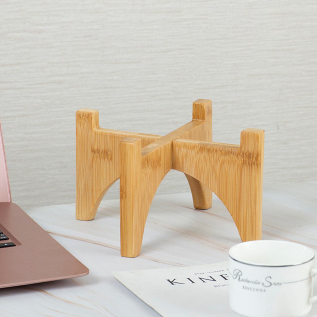 Plant Stand Indoor Wood Flower Pot Holder Wooden Display Potted Rack Modern Home Living Room Decor Fits Up to 12 Inch Plante