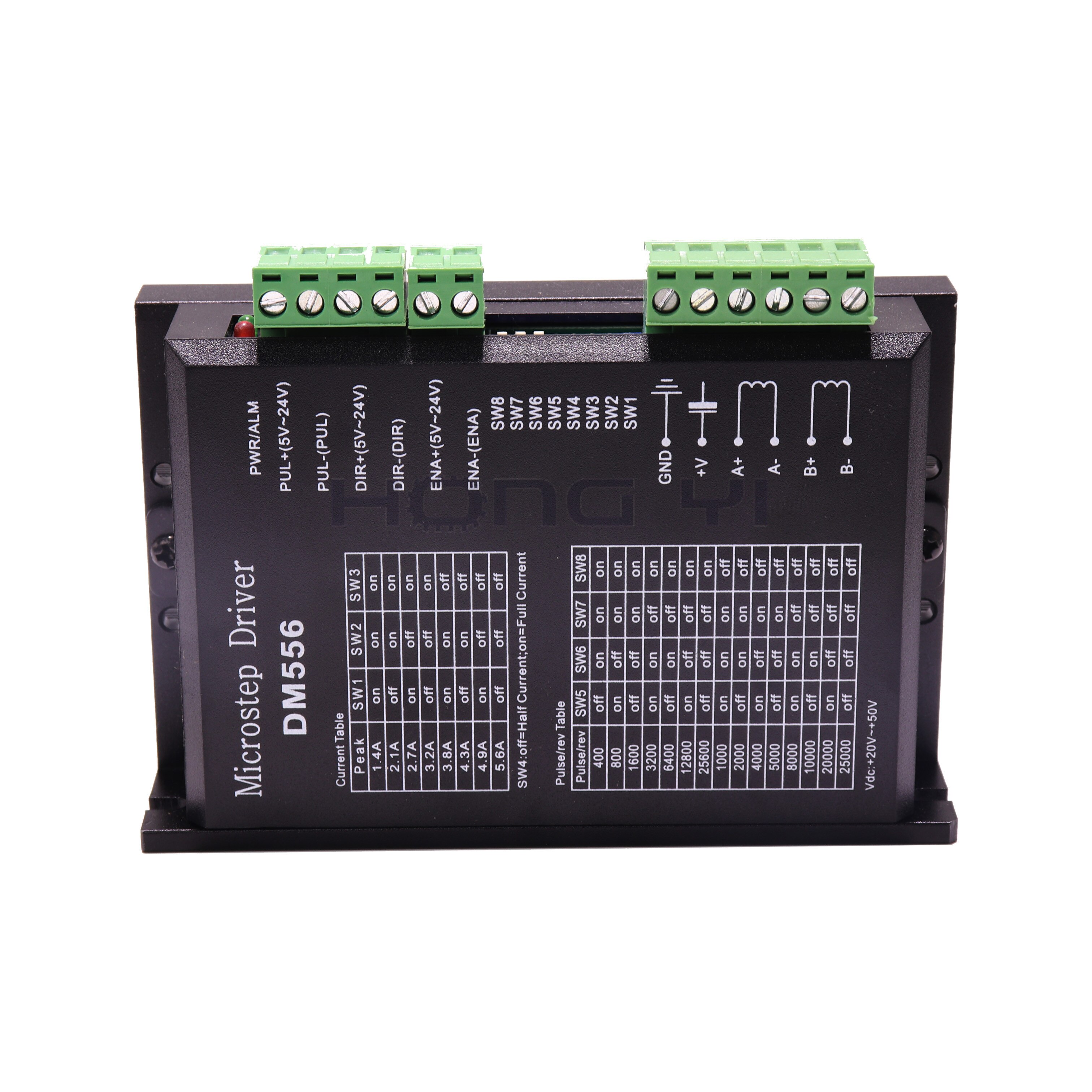 3Pcs DM556 Driver Stappenmotor 2 Fase 5.6A Voor 57 86 Stappenmotor Controllerdigital NEMA17 NEMA23 NEMA34Stepper Motor