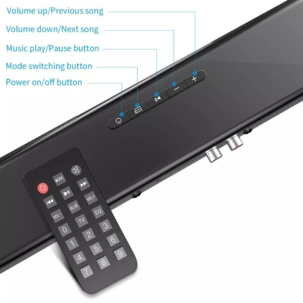 20W Bluetooth soundbar robić telewizora bezprzewod... Grandado