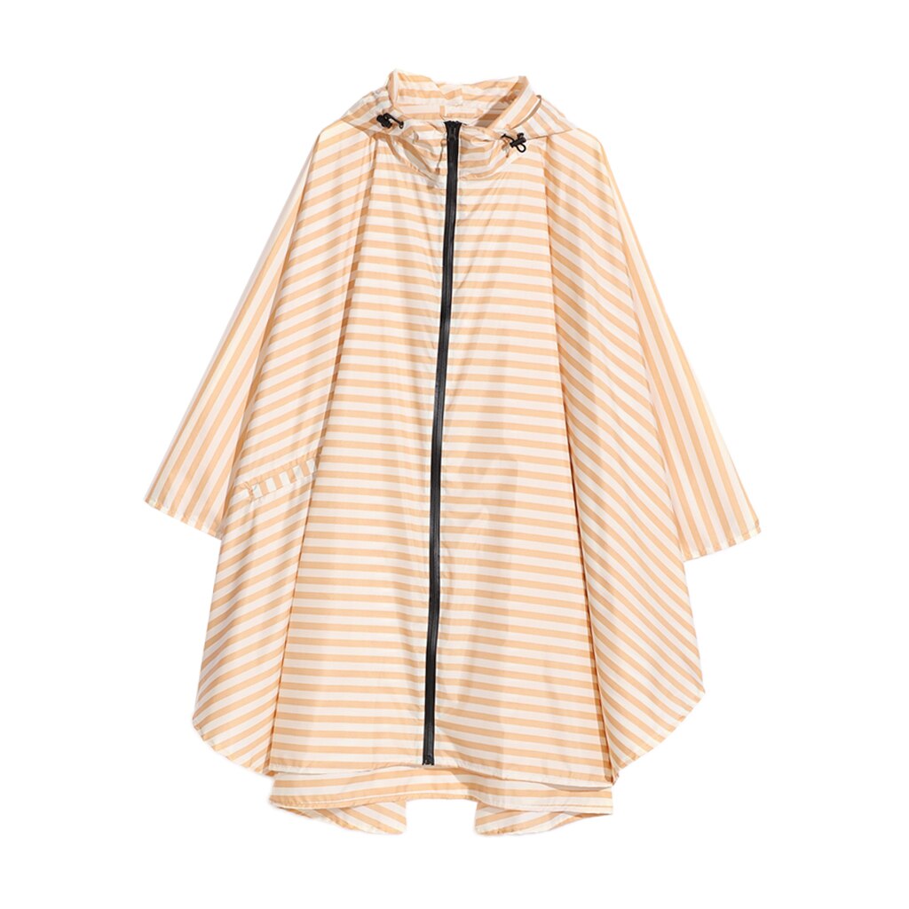 Reusable Adult Waterproof Poncho Camping Festival Walking Rain Coat Cape