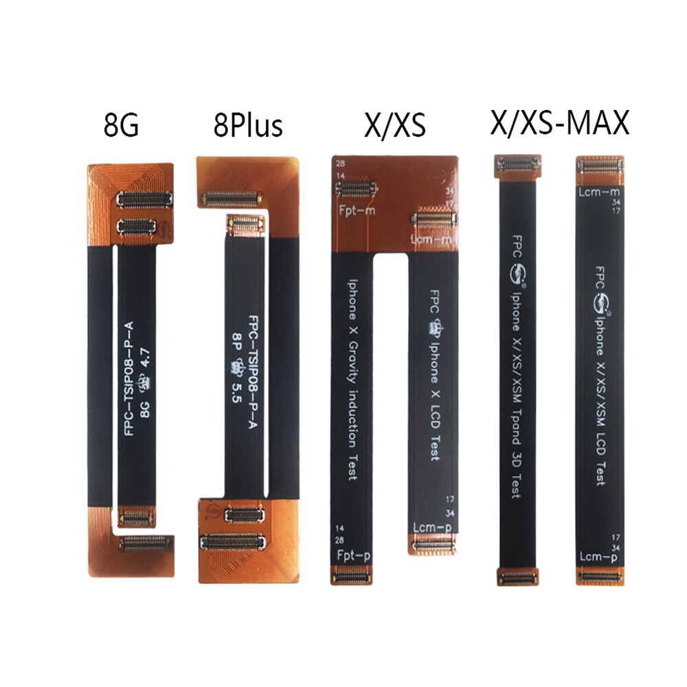 LCD Display Test Cable Touch Screen Extension Tester Flex For Iphone X 11 12 Pro Max 6G 7G 6S 7P 8 8P 6SP 6PLUS