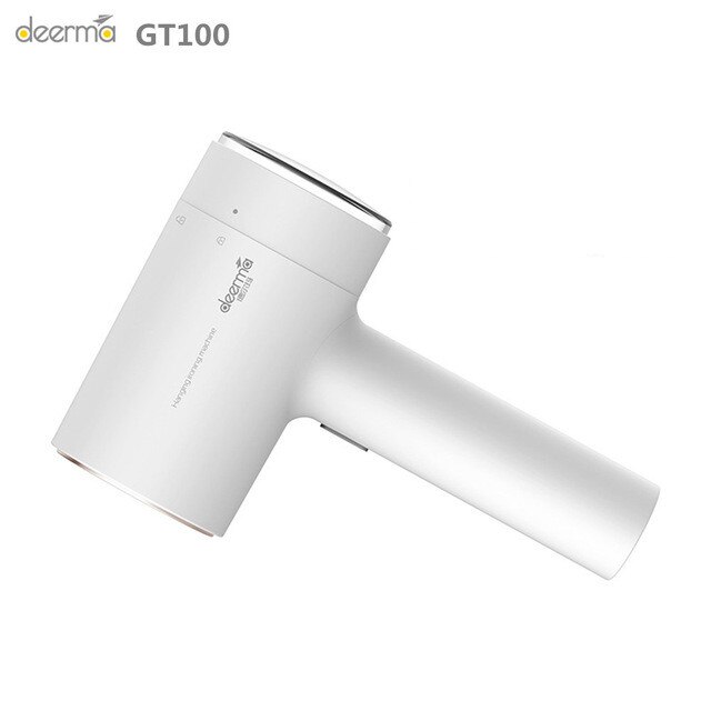 Original Deerma DEM-GT106 Handheld Steam Iron 15 Seconds Fast-Heat Household Appliance Portable Travel Garment Steamers Clothes: white / AU