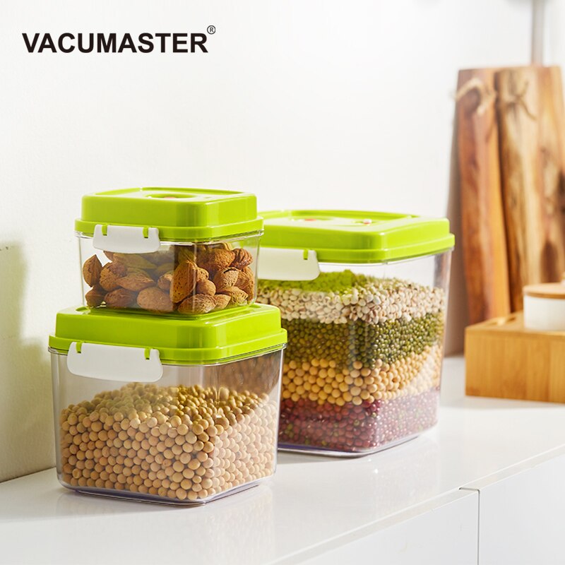 Vacuum Container Large Capacity Food Saver Storage Square Plastic Containers With Pump Vacuum Container 3.0L Storage Box