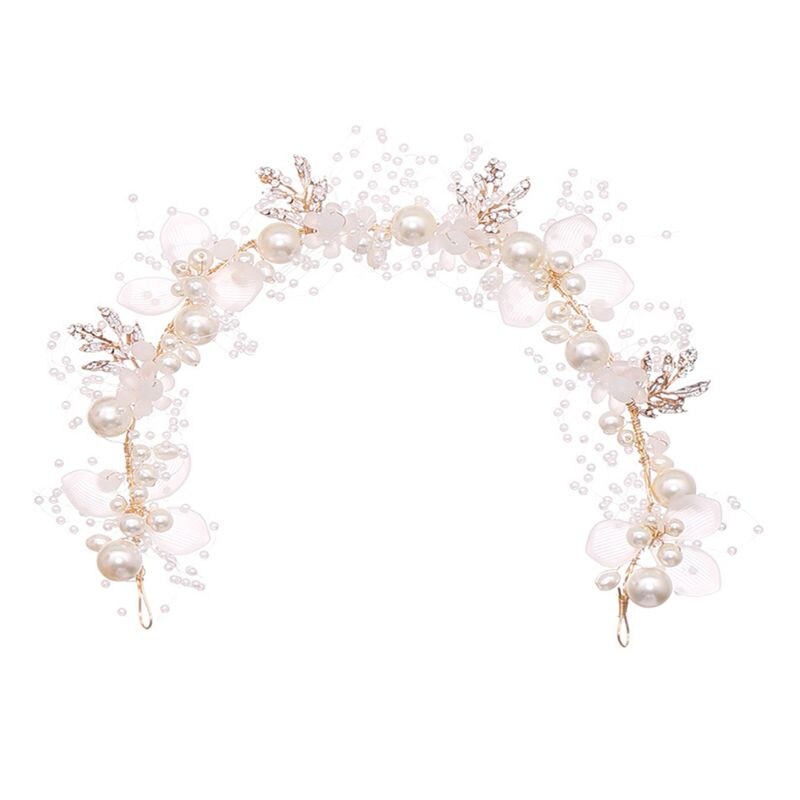 Bloemblad parel haarband haarband voor vrouwen meisjes