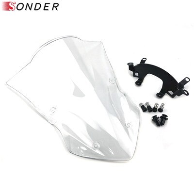 Windshield Windscreen for Kawasaki Z900 Parts Motorcycle Double Bubble Z 900 17 18 19 Screen accessories