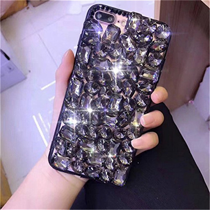 1Pcs Für Doogee N10/Y7 Fall Glitter Luxus Kristall Strass Diamant Bling TPU Telefon Fall Für Doogee N10 doogee Y7 Coque