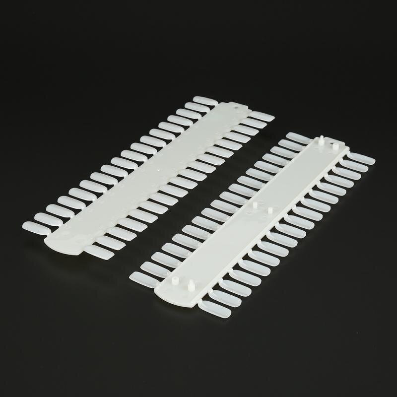 1pcs False Nail Tips Nail Polish Display Palette Color Chart False Nails Color Card Practice Acrylic UV Gel Polish Tool Manicure