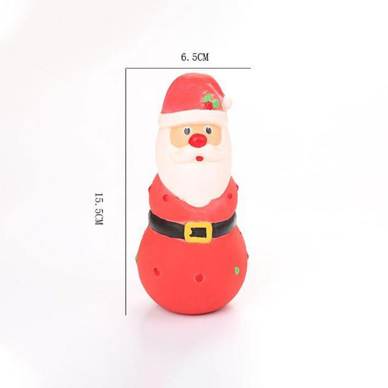 ! Série de noël chien à mâcher jouet père noël Elk intéressant molaire dent nettoyage Latex naturel maison fournitures pour animaux de compagnie