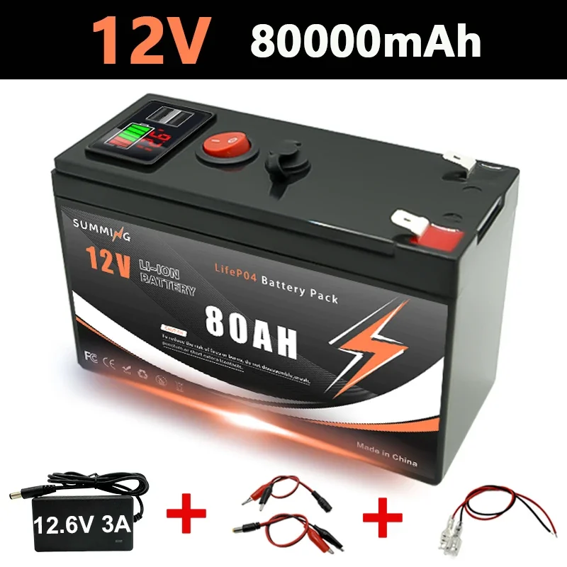 Batterie au Lithium LiFePO4 12V 150Ah, plus de 4000 Cycles profonds, pour UPS, détecteur de poissons de Kayak, panneau solaire, roues électriques, jouets, Scooter, Radio: Beige