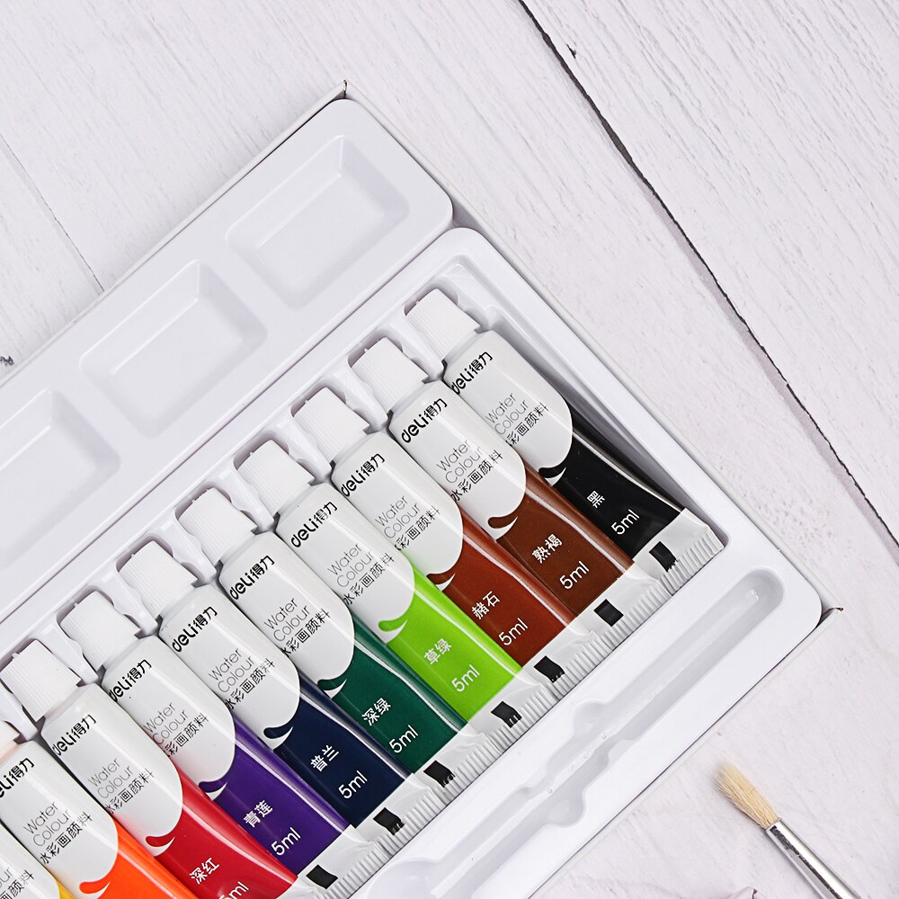 12/18/24 Colors Acrylic Draw Pigment Artist Set of Aquarelle Paint Tubes Graffiti Painting Artist Supplies 5ml