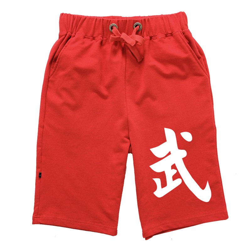 Sommar herr 4 färg kungfu boxningsshorts bomull kampsport byxor sport fitness byxor
