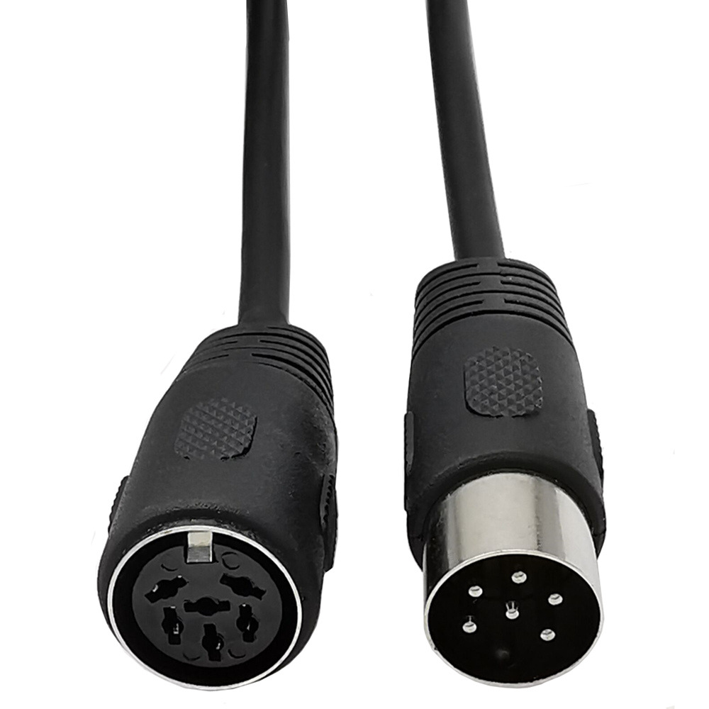 DIN 6pin Male to Male & female Audio and Video Cable S-Terminal Midi 6pin for Audio Microphone Guitar Cable