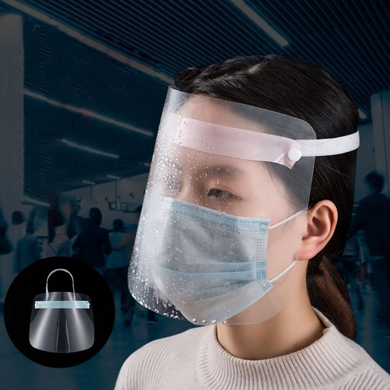 All-Purpose Gezicht Shield Head-Mounted Plastic Transparante Anti-Speeksel Anti-Spitting Anti-Rook Beschermende masker