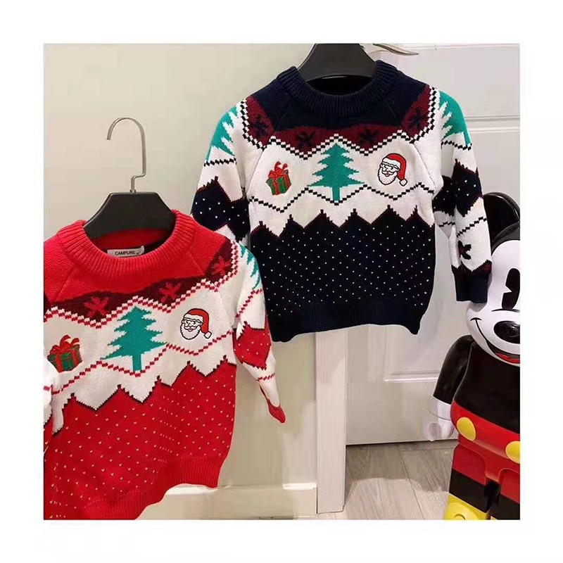 Chandails en coton Look de famille, tenues assorties, vêtements mère et fille, noël, nouvel an, nouvel an