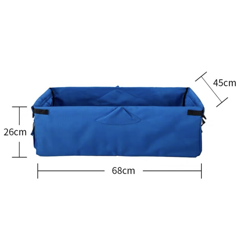 Heavy-Duty Polyester Garden Utility Wagon Cart Liner For Garden Utility Wagon Cart: 68X45X26CM Blue