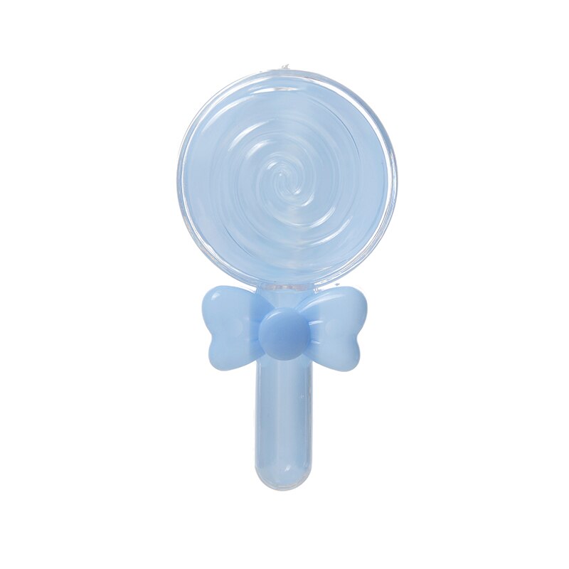 12 Pcs Lollipop Transparante Plastic Bonbondoos Bruiloft Decoratie Baby Shower Kerst Verjaardagsfeestje Gunsten: Lollipop 2-Blue