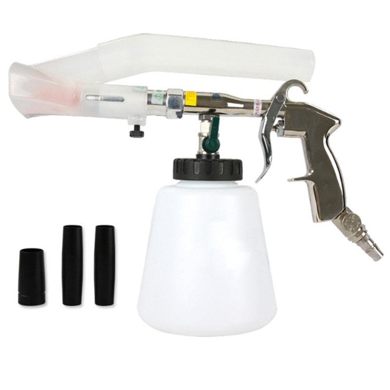 2 in 1 Cuscinetto Tornador Strumento di Pulizia, Lavaggio auto Ad Alta Pressione Tornador Schiuma Strumento, auto Ciclone Aspirapolvere: Default Title