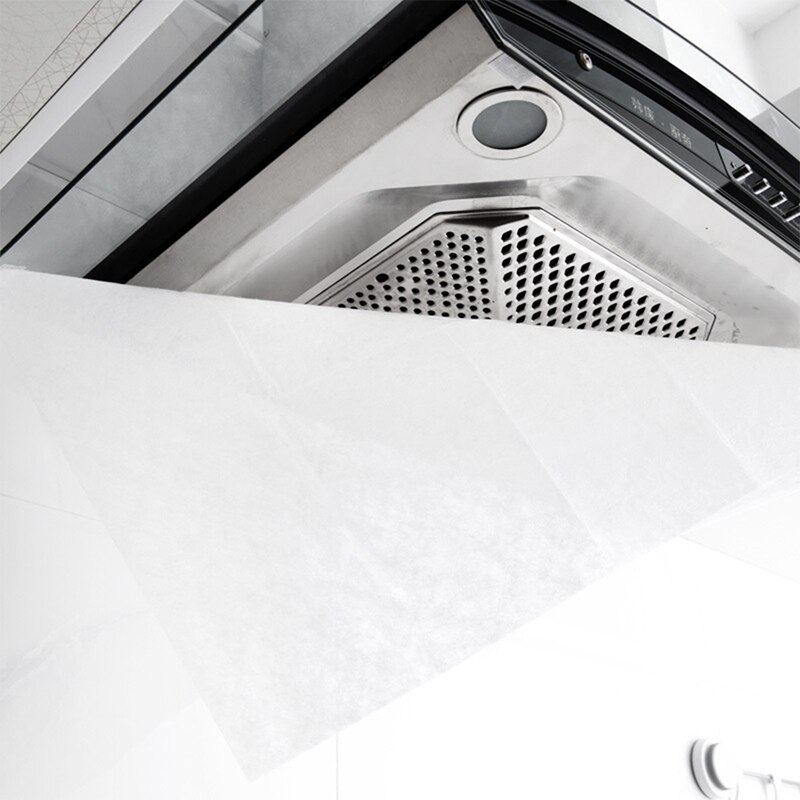 Wasemkappen Olie-Absorberend Papier Filter Membranen Wasemkappen Keuken Anti-Rook Stickers Filter Sns Olie Cover