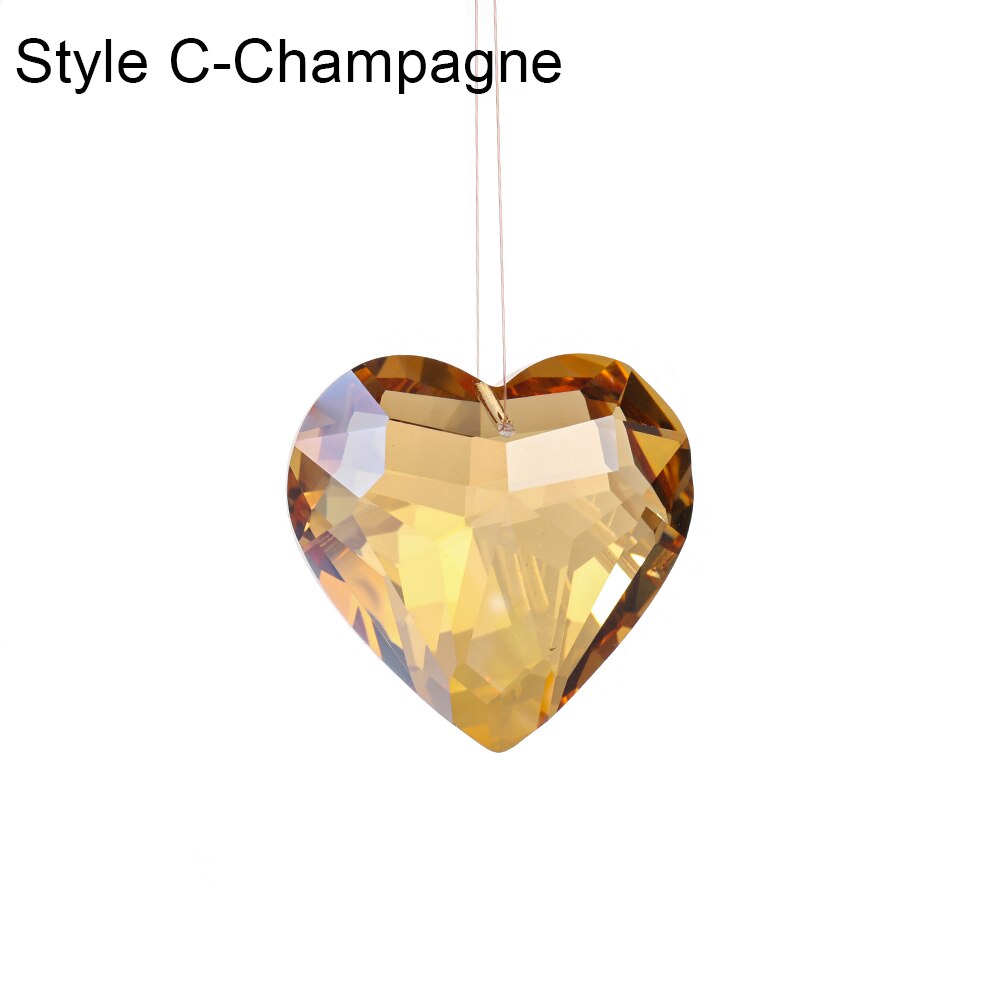 30mm Lamp Ball Prism Crystal Ball Sun catcher Rainbow Maker Window Hanging Ornament Sun Catcher Home Garden Decor: Gold