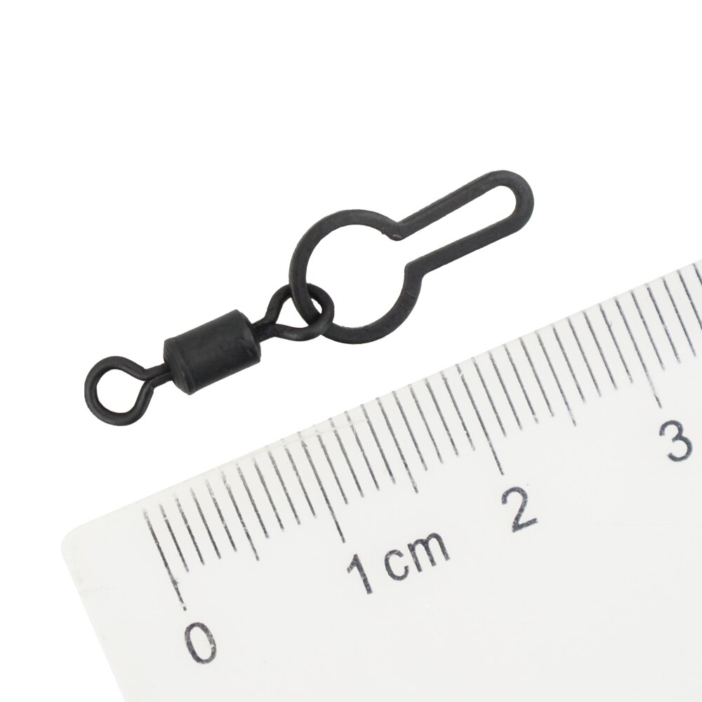 10pcs pesca alla carpa Pva Mesh clip girevoli borsa Pva pesca girevole Snap per attrezzatura da pesca terminale