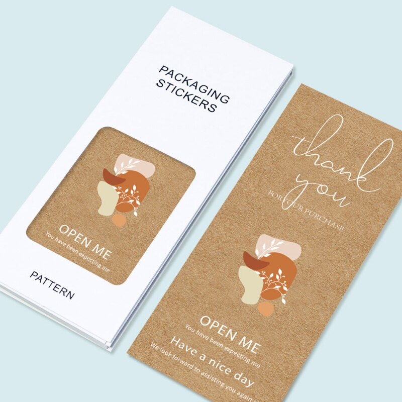 50 Pcs Bedankt Etiketten Creammuffin Sticker Waterdichte Verpakking Sticker Voor Afdichting Cookie Bag, Verjaardagen Cadeaupapier