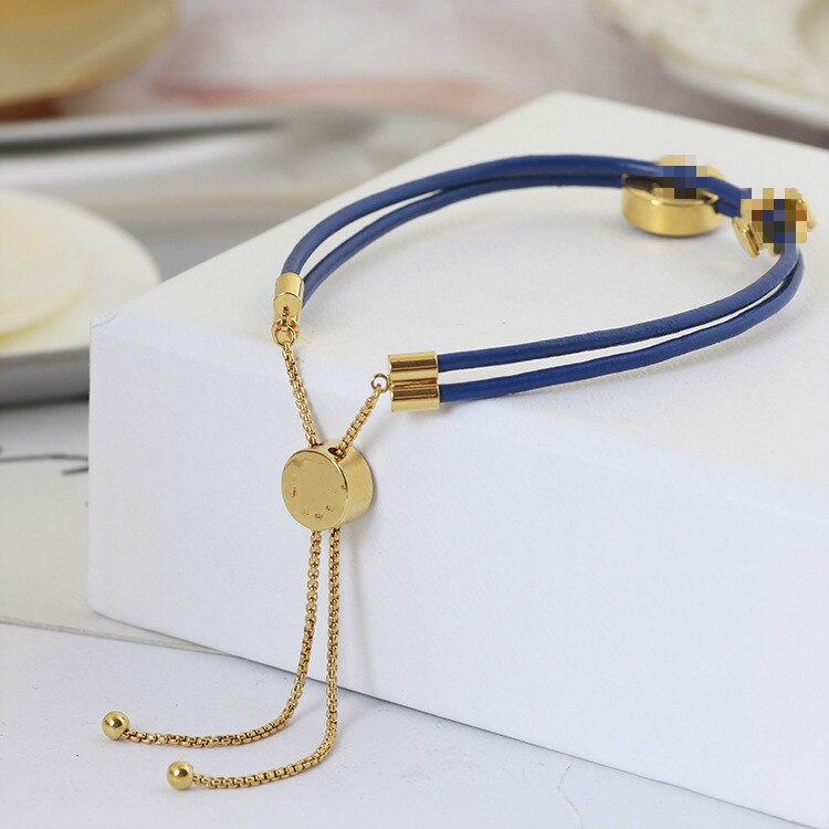 Braccialetto di perle intarsiato arabo saudita alla moda bracciale icona Logo lucido accessori gioielli femminili braccialetti con ciondoli regalo