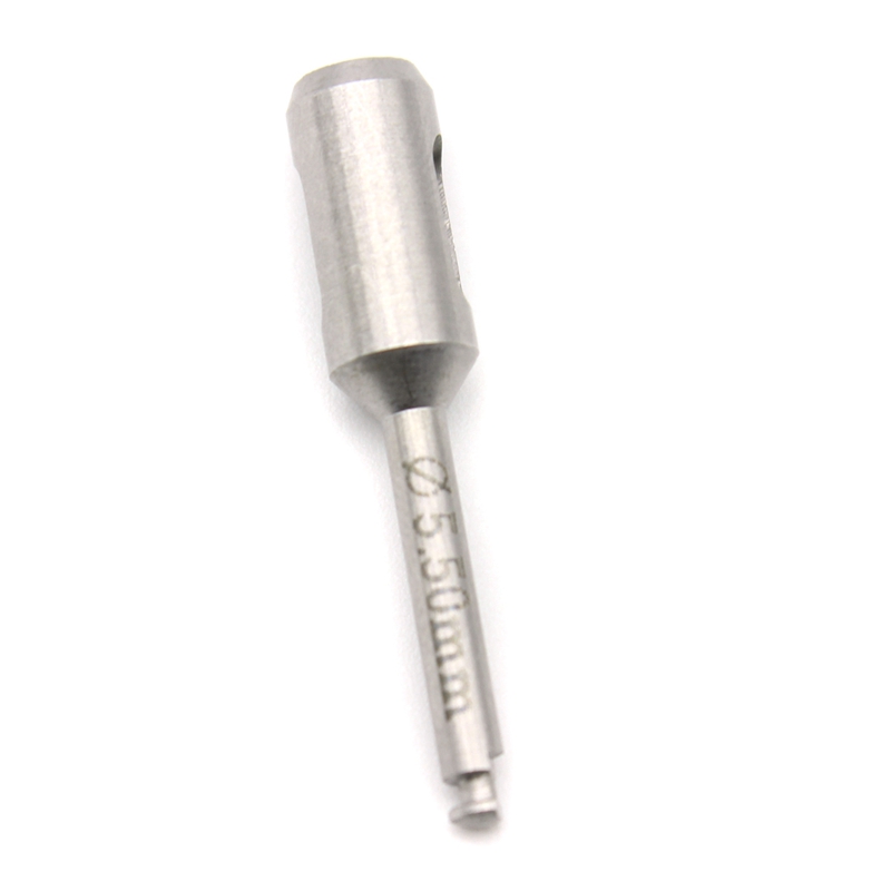 Perforadora de tejido para implante Dental, cortador de anillo gingival de acero inoxidable, pieza de mano de baja velocidad, herramientas de instrumentos quirúrgicos de odontología, 1 Uds.: Gris claro